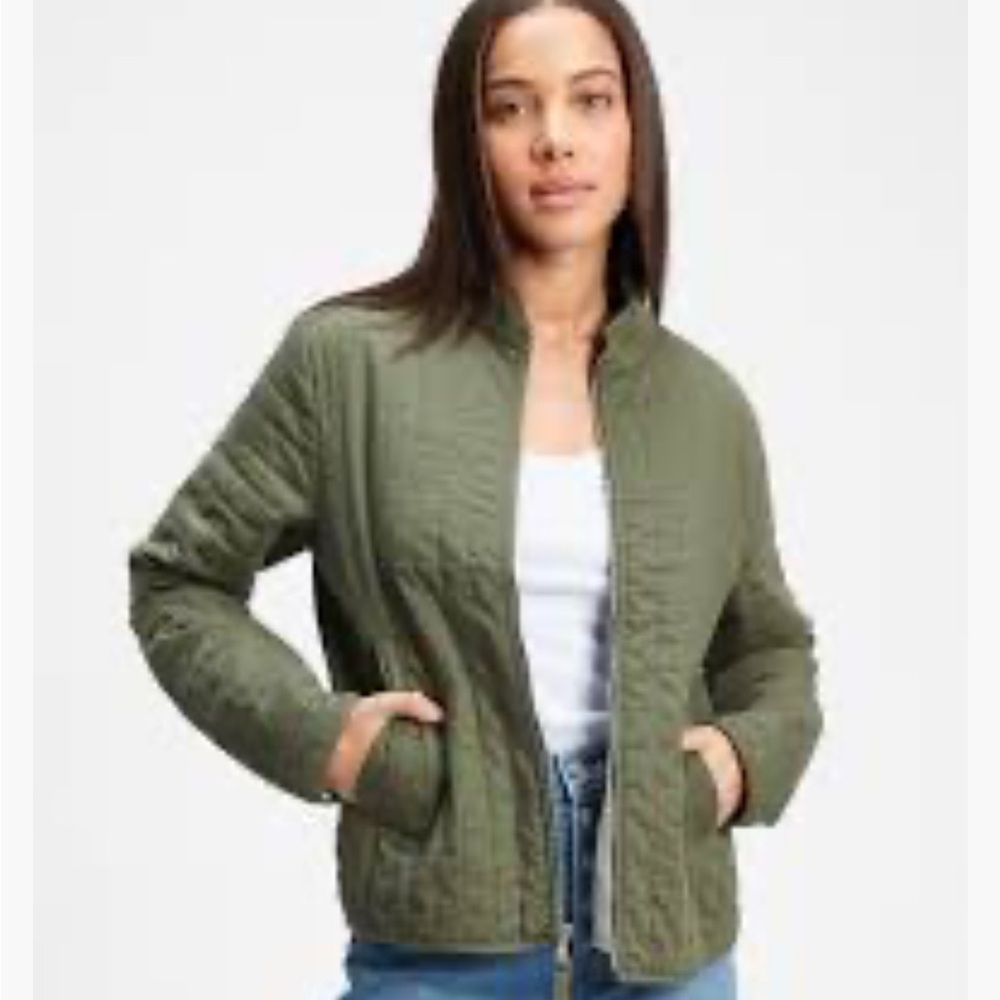 GAP Women’s Olive Quilted Jacket